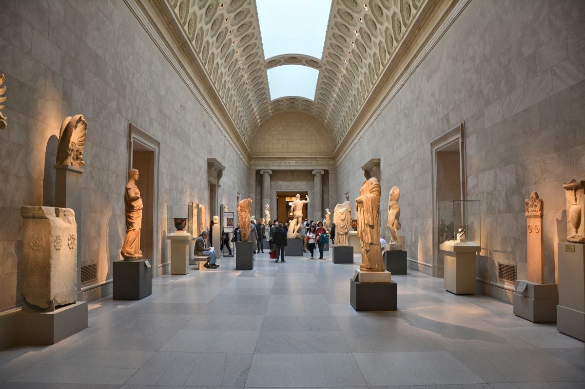 Exhibition of Greek art at Metropolitan Museum of Art.