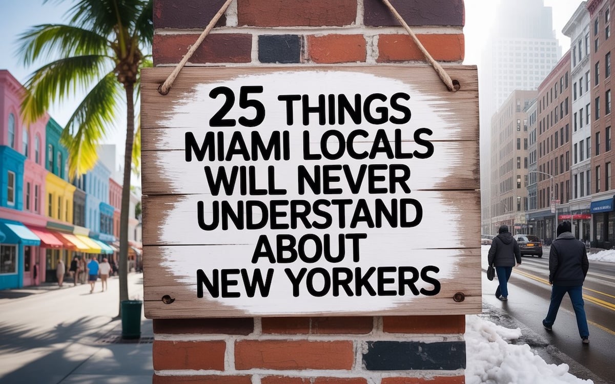 25 Things Miami Locals Will Never Understand About New Yorkers