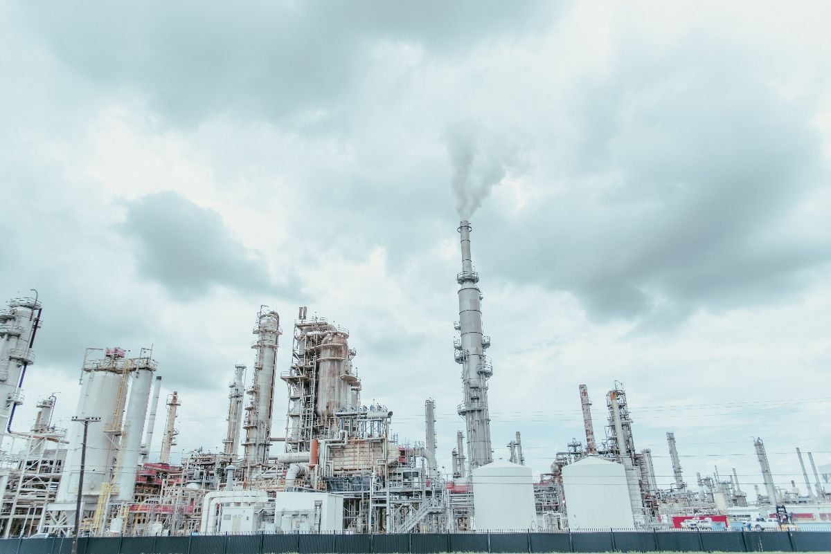 Oil industry in Houston.