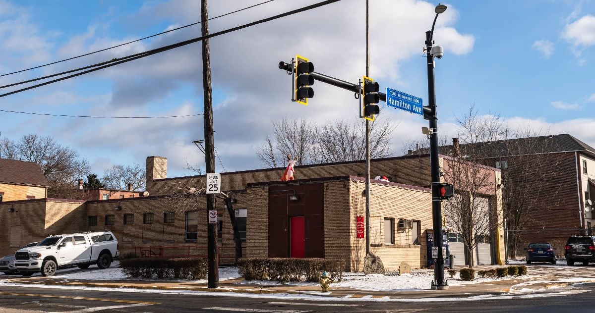 The Pittsburgh Bureau of Fire Station 17 on Hamilton Avenue.