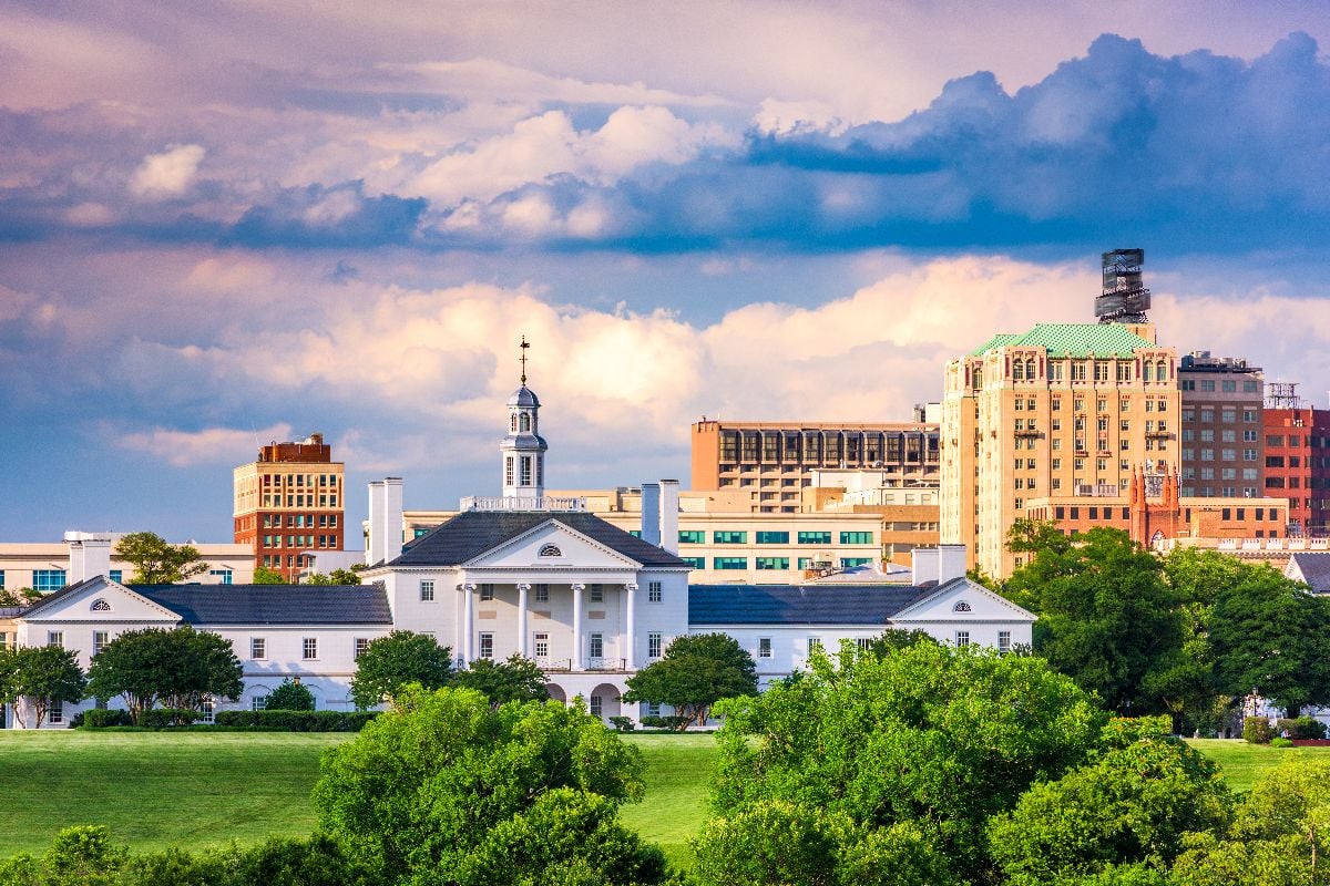 Richmond downtown cityscape