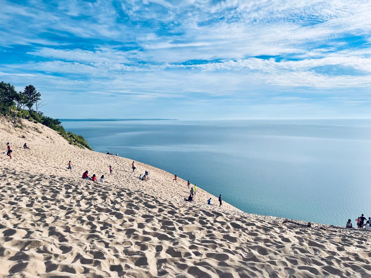 Sleeping Bear Dunes in Michigan.