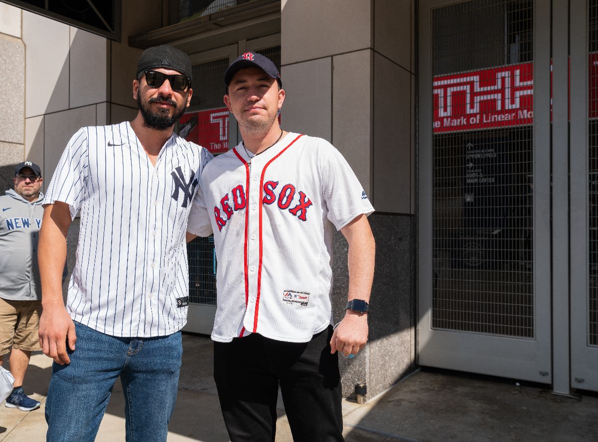New York Yankees and Boston Red Socks fans