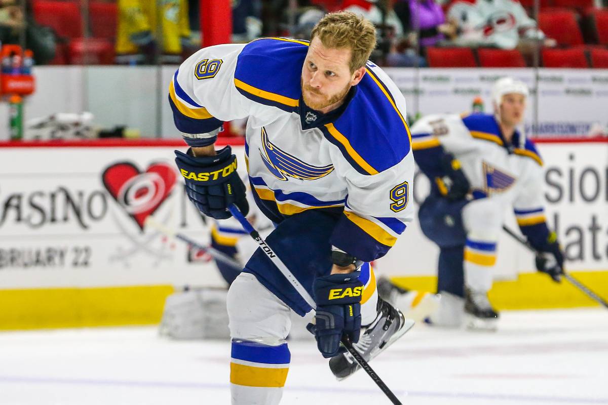 St. Louis Blues center Steve Ott during the NHL game.