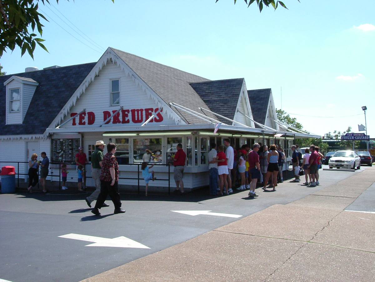 Ted Drewes Frozen Custard in St. Louis, Missouri.