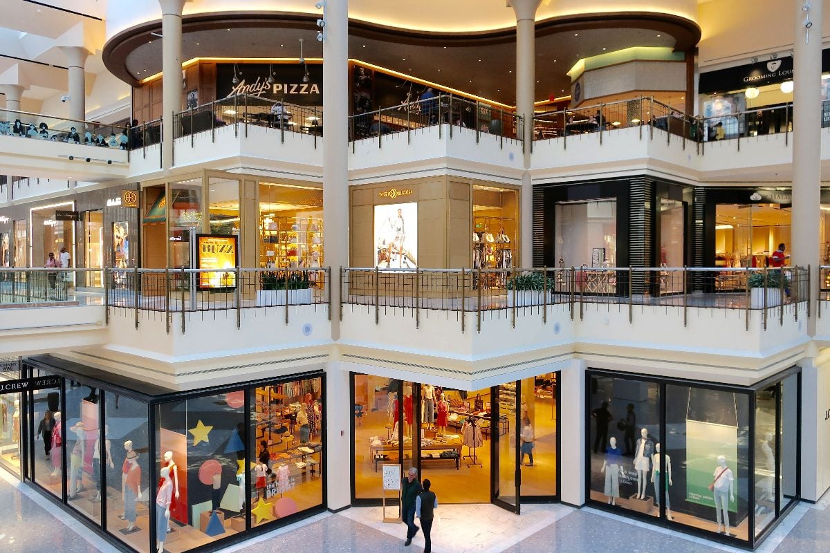 Interior view of Tyson's Corner.