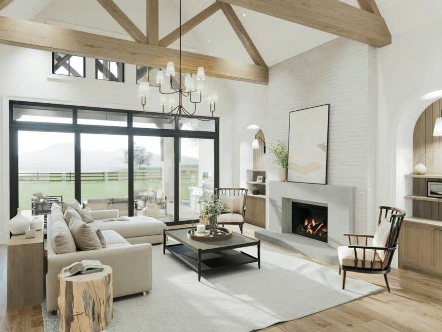Transitional 4-Bedroom Ranch with Lower-Level Expansion and 3-Car ...