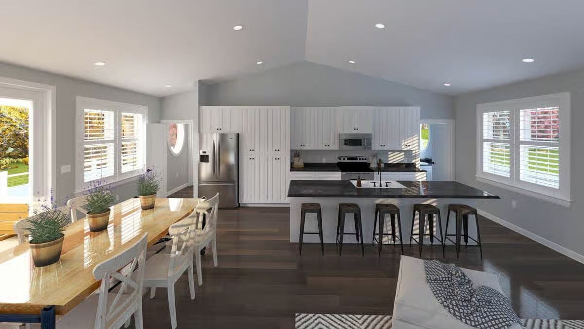 Dining Area and Kitchen