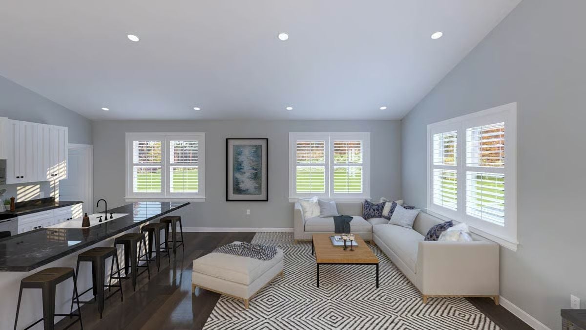 Kitchen and Living Room