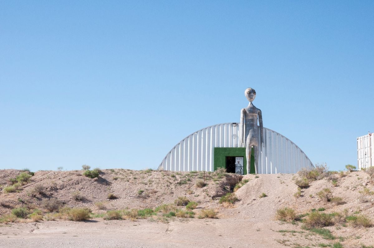 Area 51 in the Nevada Test and Training Range in southern Nevada.