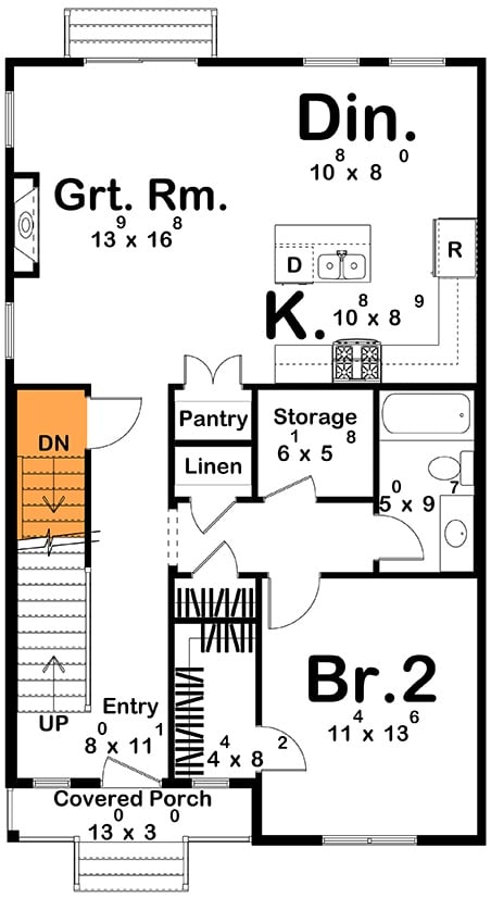 Basement Stairs Location