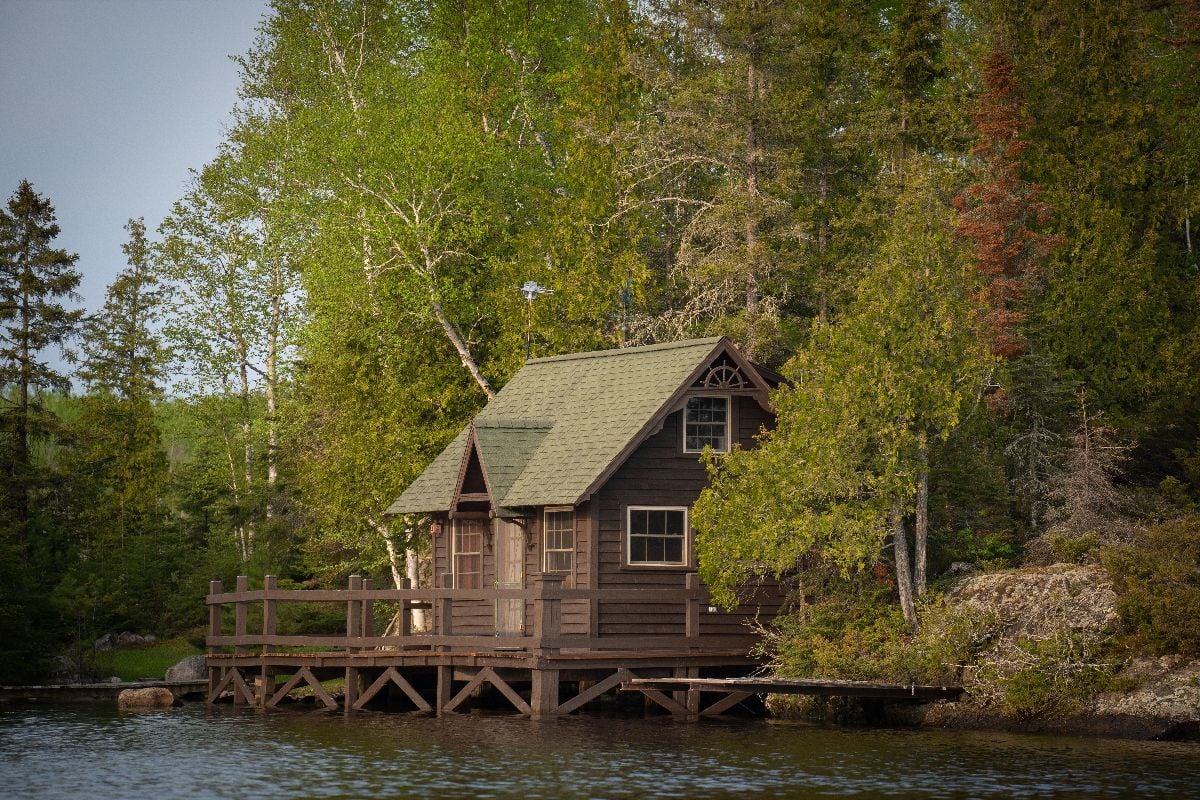 Minnesota cabin on the water.