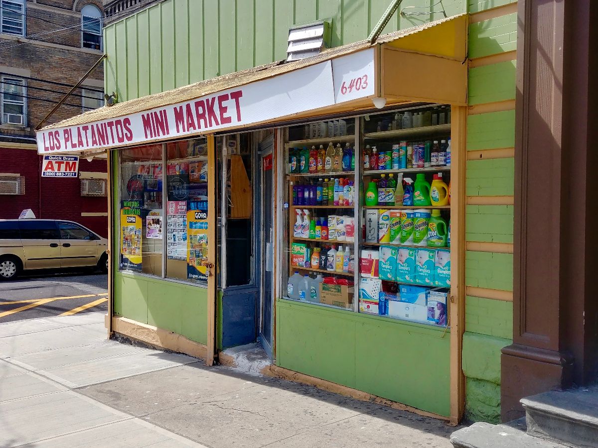 Los Platanitos Mini Market, a Hispanic bodega on Broadway.