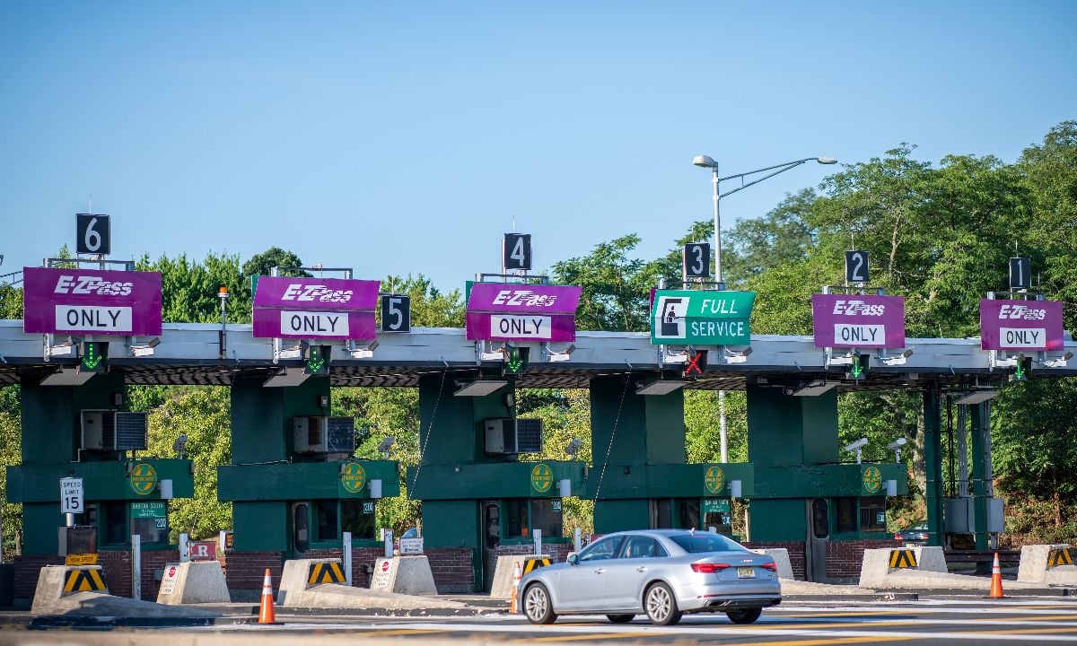 Asbury Park E-Zpass Toll Plaza Nothbound