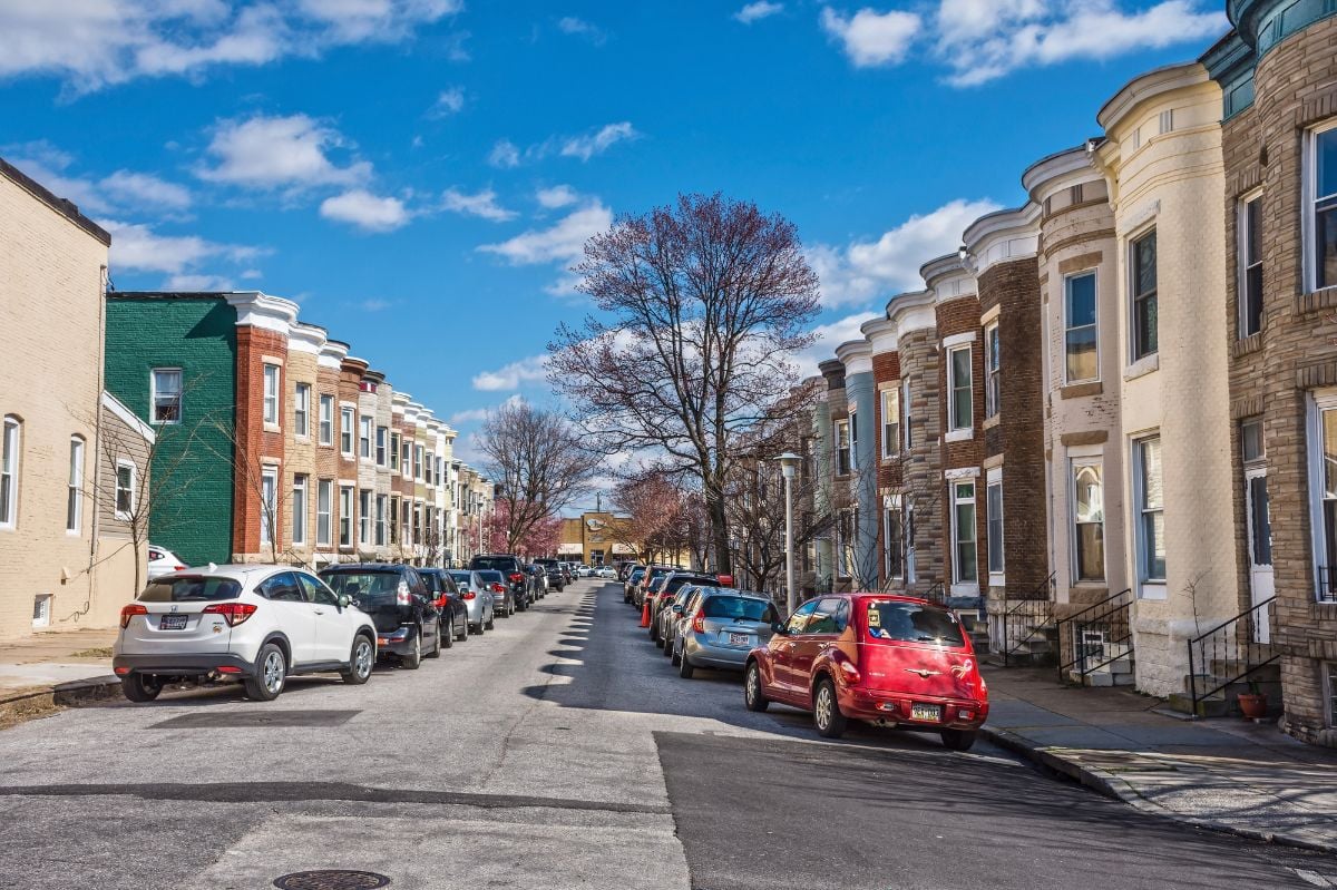 Hampden row homes
