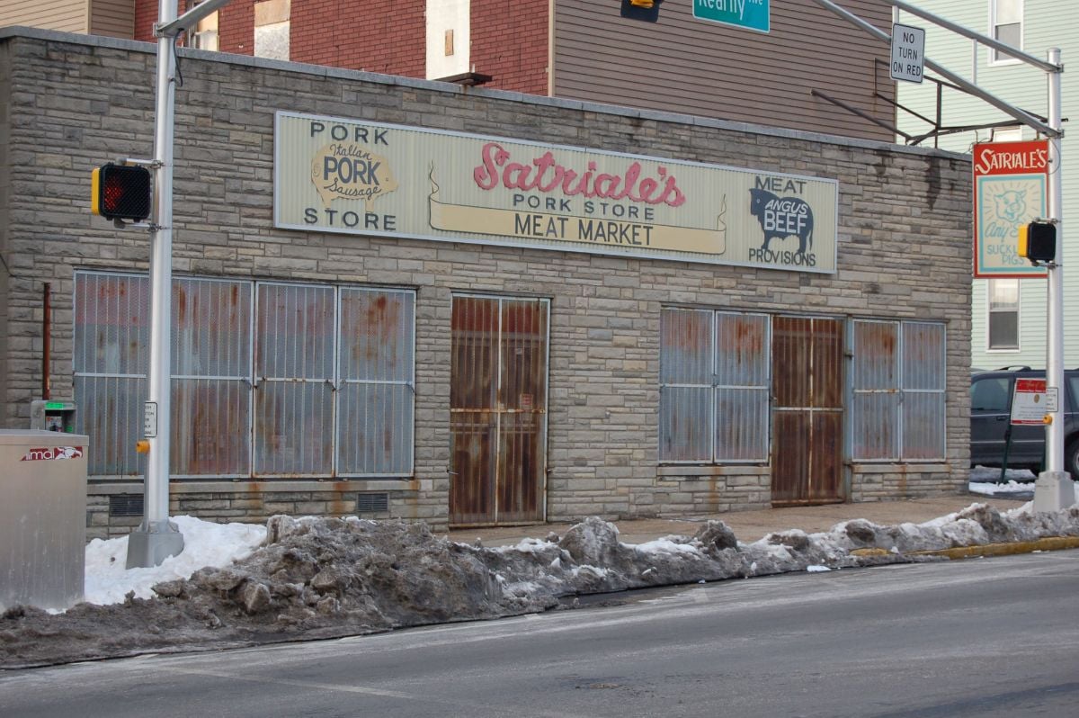 This building in Kearny, NJ is owned by HBO - it is a fully dressed set, as featured in The Sopranos.