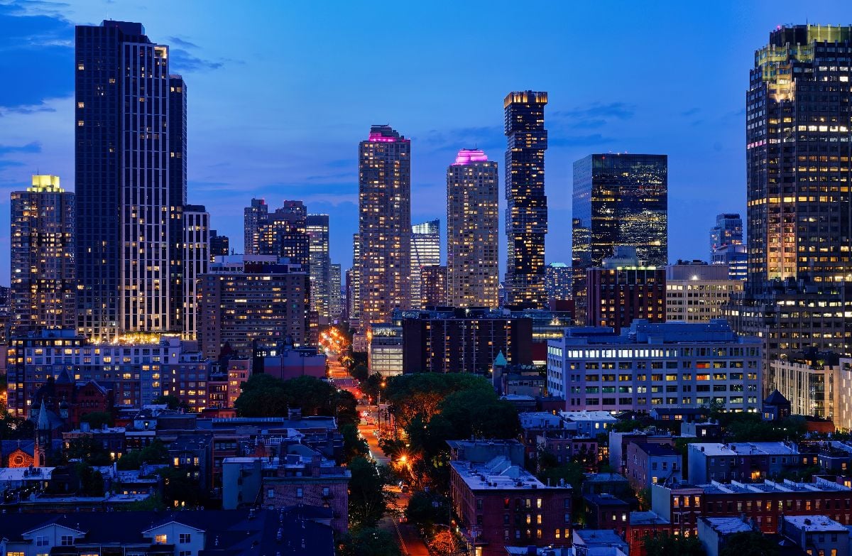 Blue hour in Jersey City.