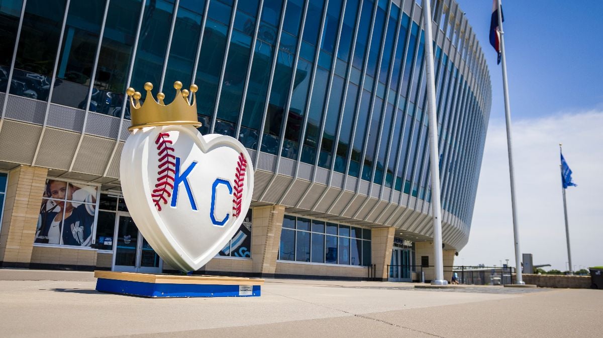 Kansas City Royals' MLB baseball Kauffman stadium