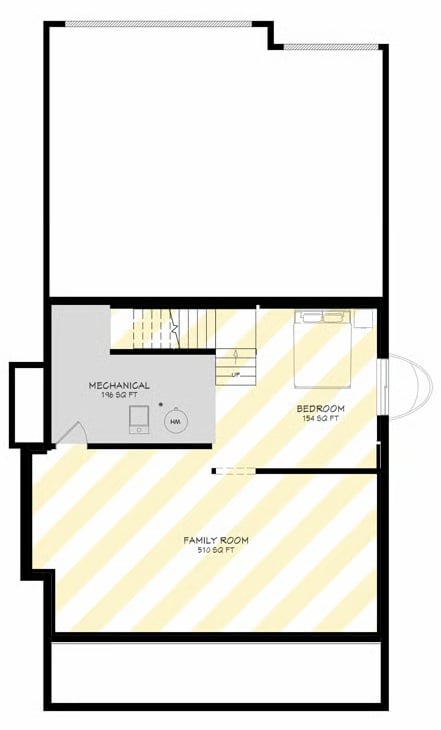Lower Level Floor Plan
