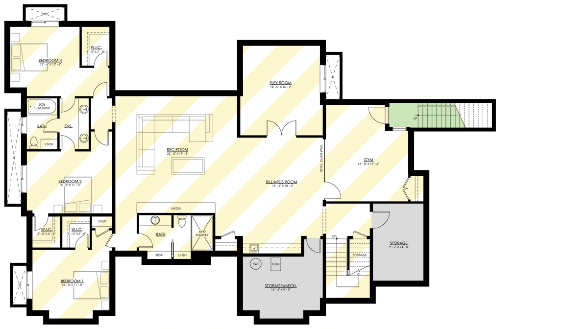 Lower Level Floor Plan