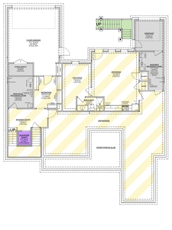 Lower Level Floor Plan