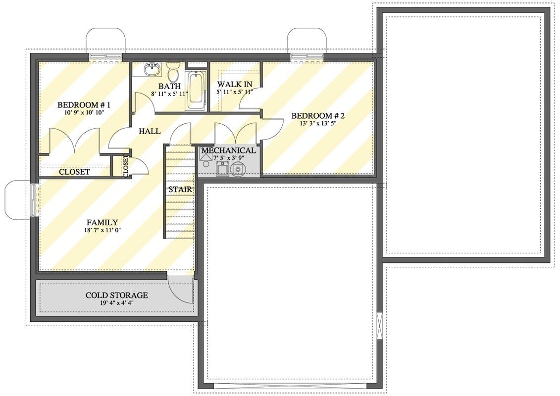 Lower Level Floor Plan