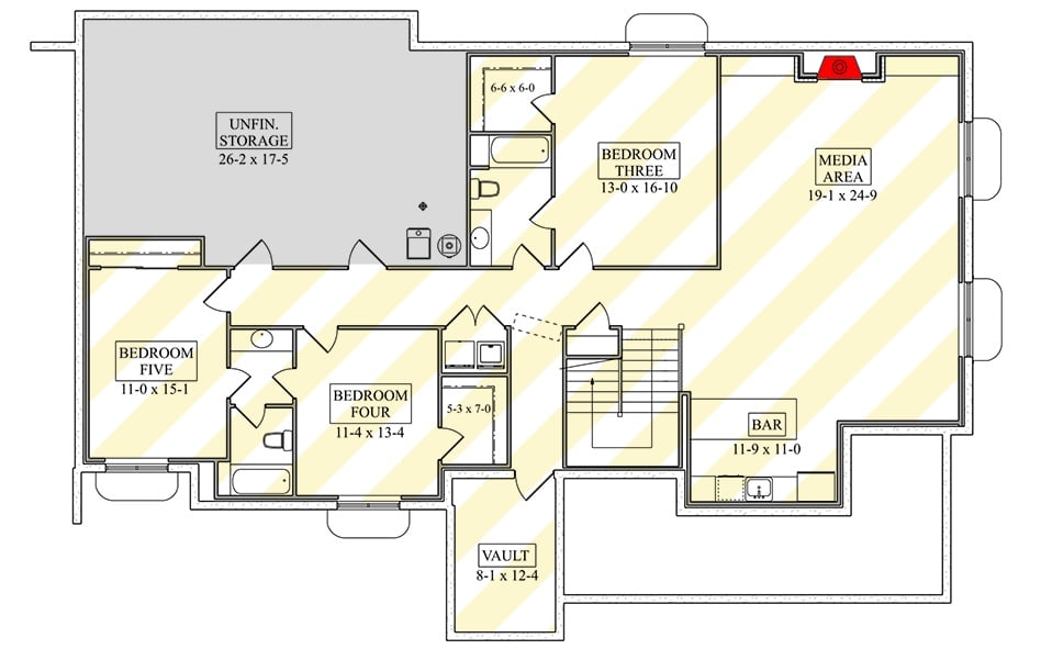 Lower Level Floor Plan