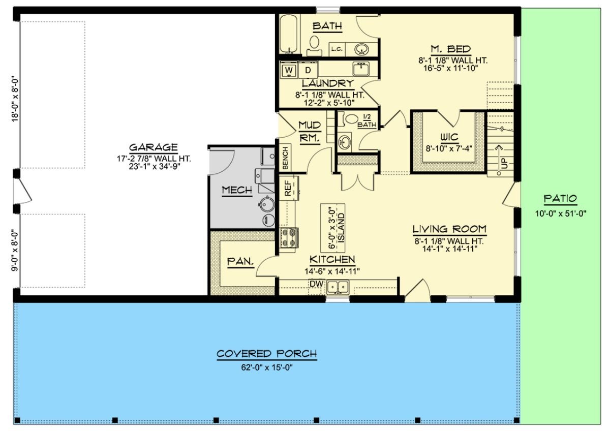 Main Level Floor Plan