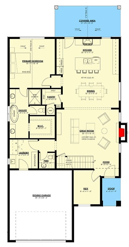 Main Level Floor Plan