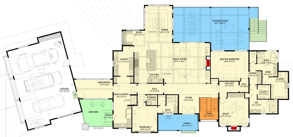 Main Level Floor Plan