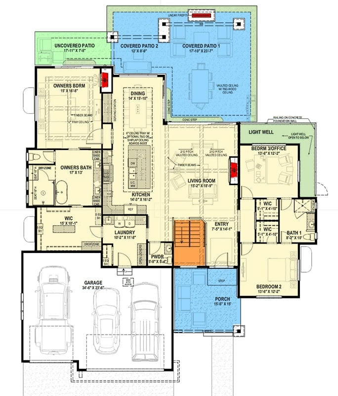 Main Level Floor Plan