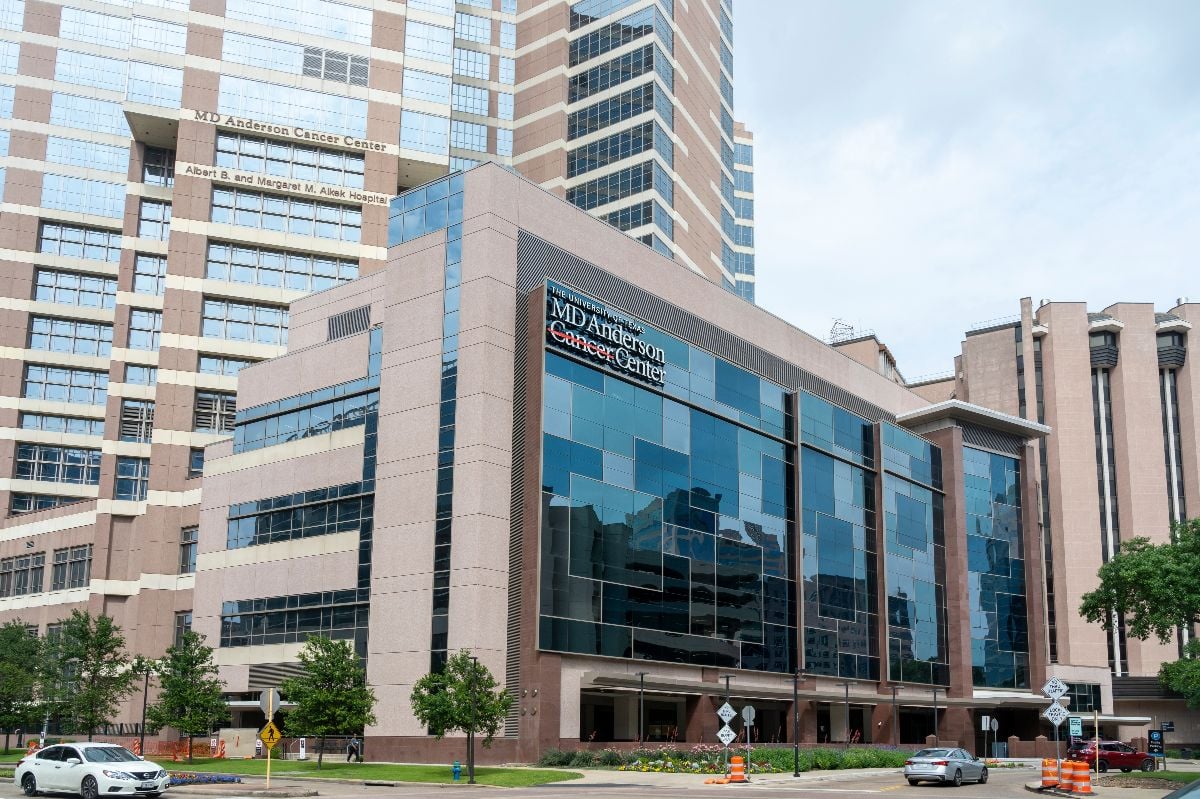 University of Texas MD Anderson Cancer Center at Texas Medical Center in Houston.