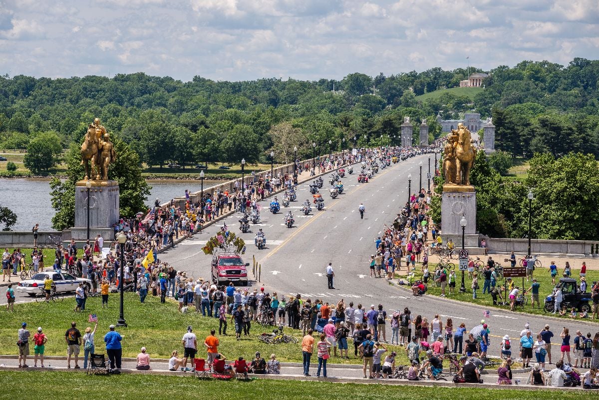Annual motorcycle rally held in Washington DC.