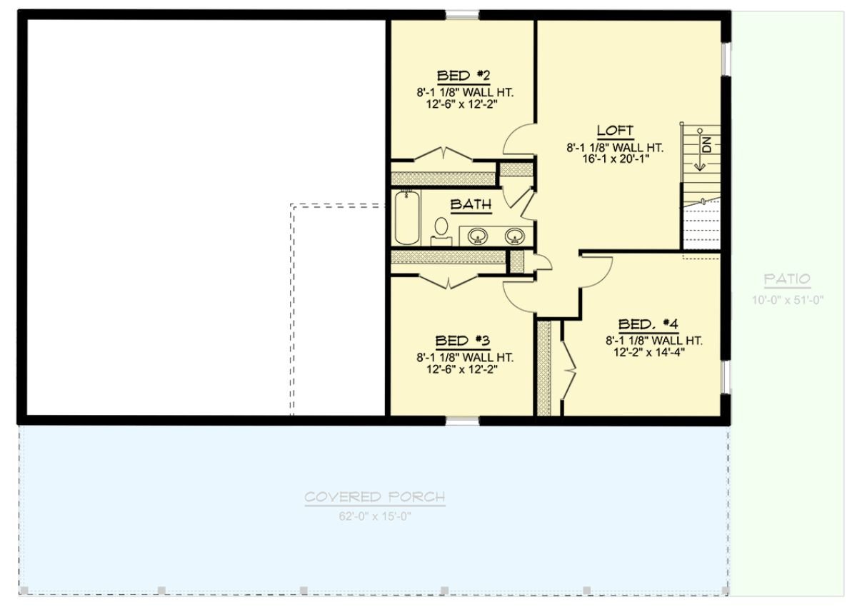 Second Level Floor Plan