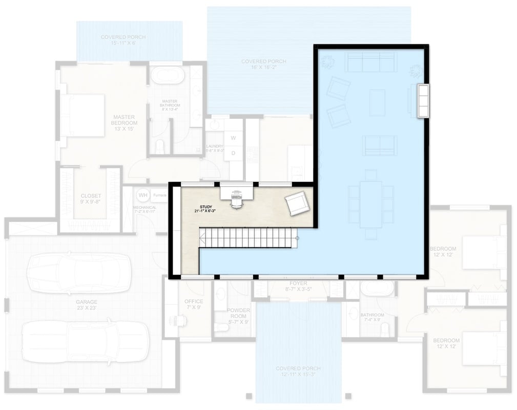 Second Level Floor Plan
