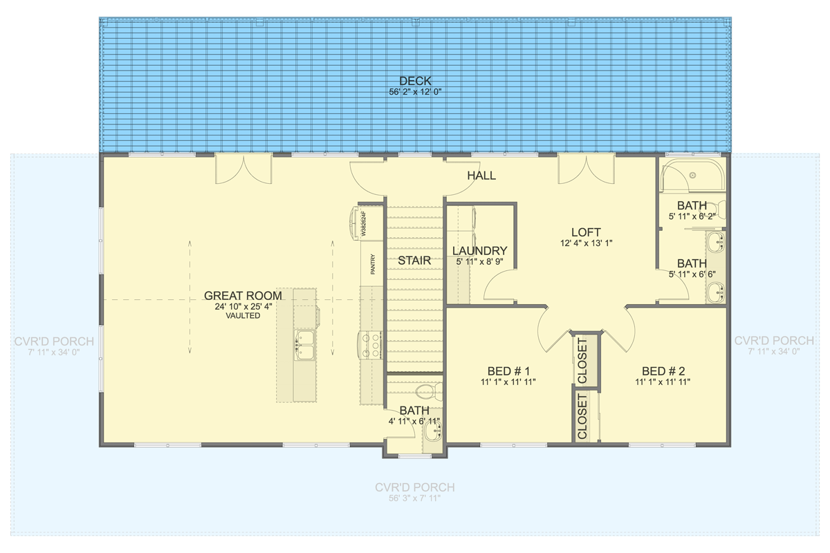 Second Level Floor Plan