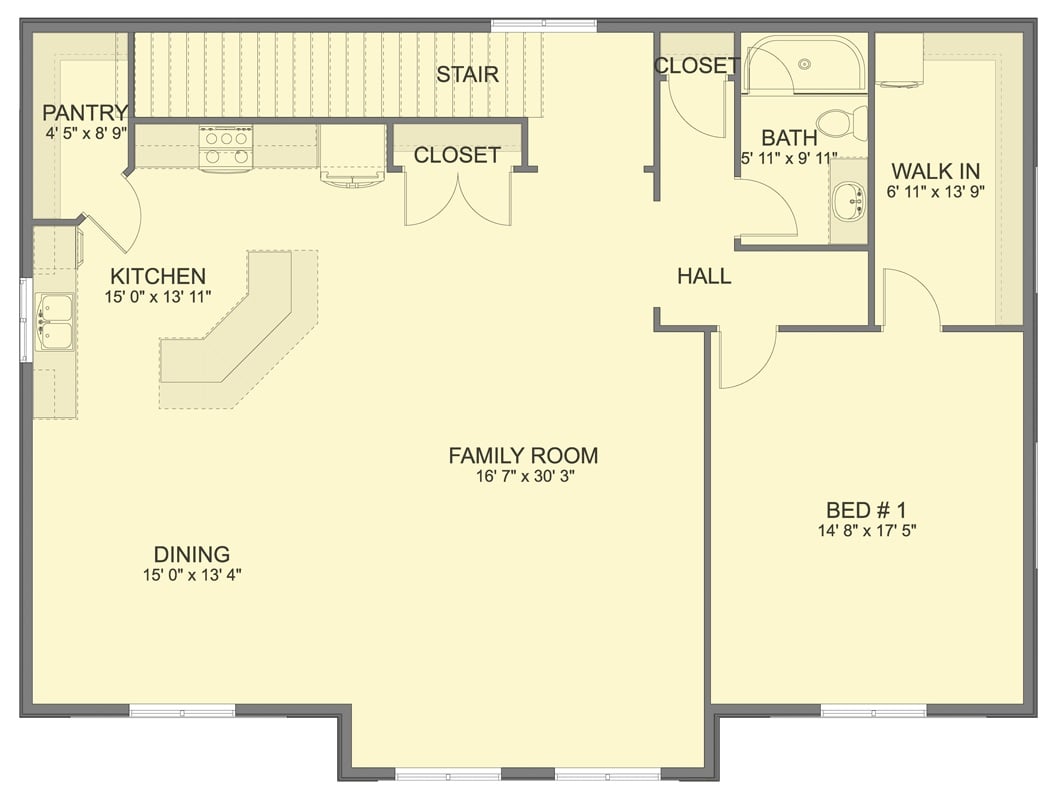 Second Level Floor Plan