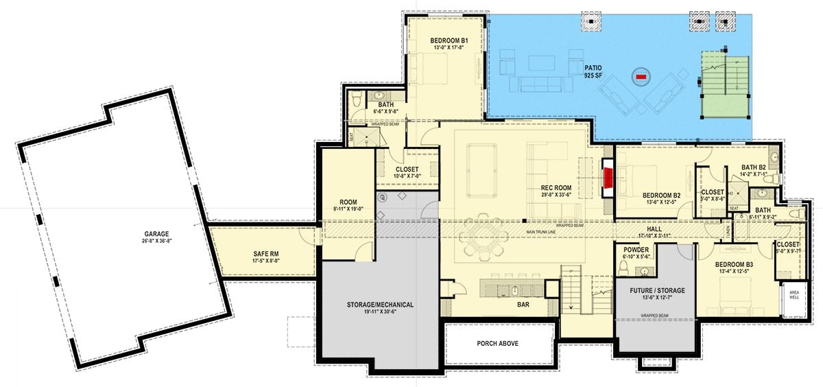Second Level Floor Plan