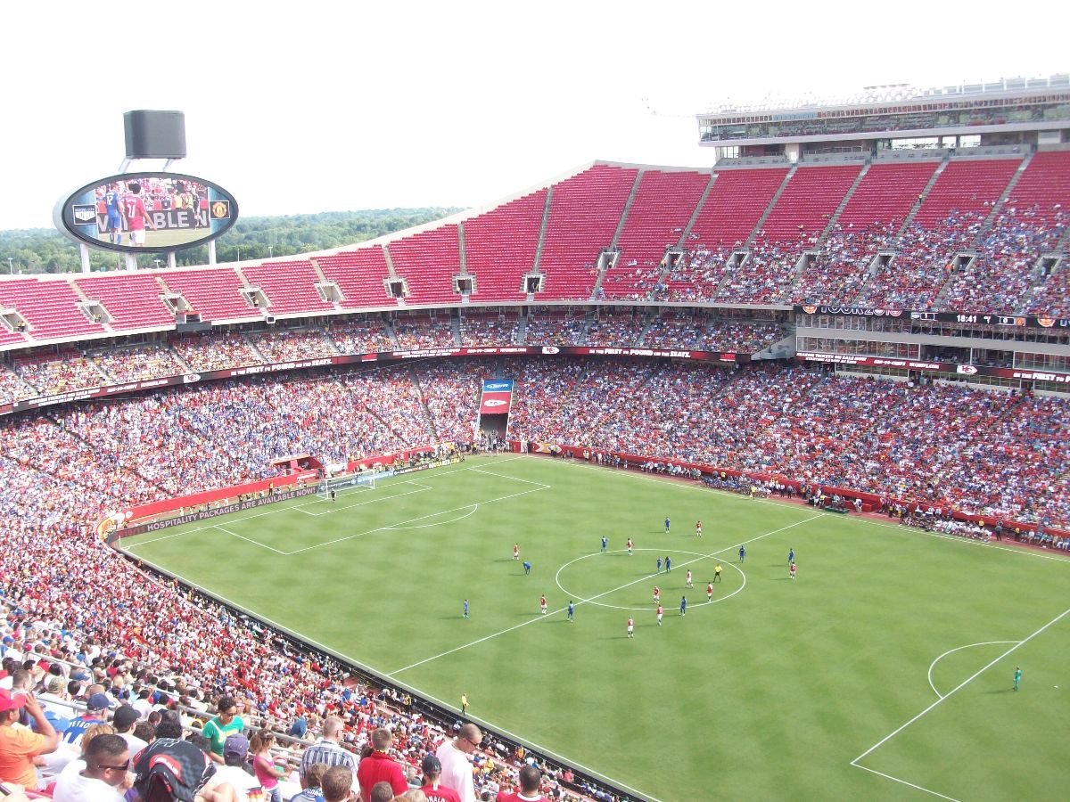 The Wizards hosting Manchester United F.C. at Arrowhead Stadium.