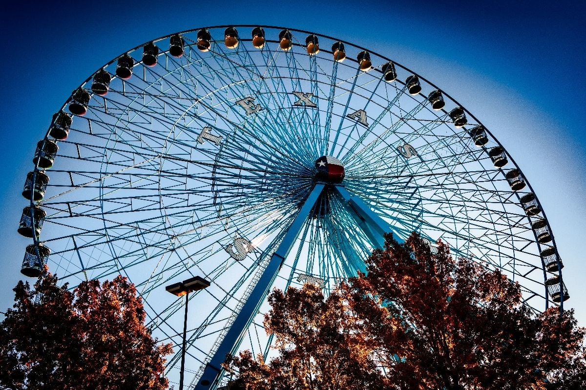 Texas State Fair huge ferris wheel