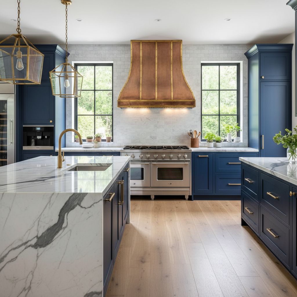 $100,000 Kitchen Design Featuring Bespoke Range Hood
