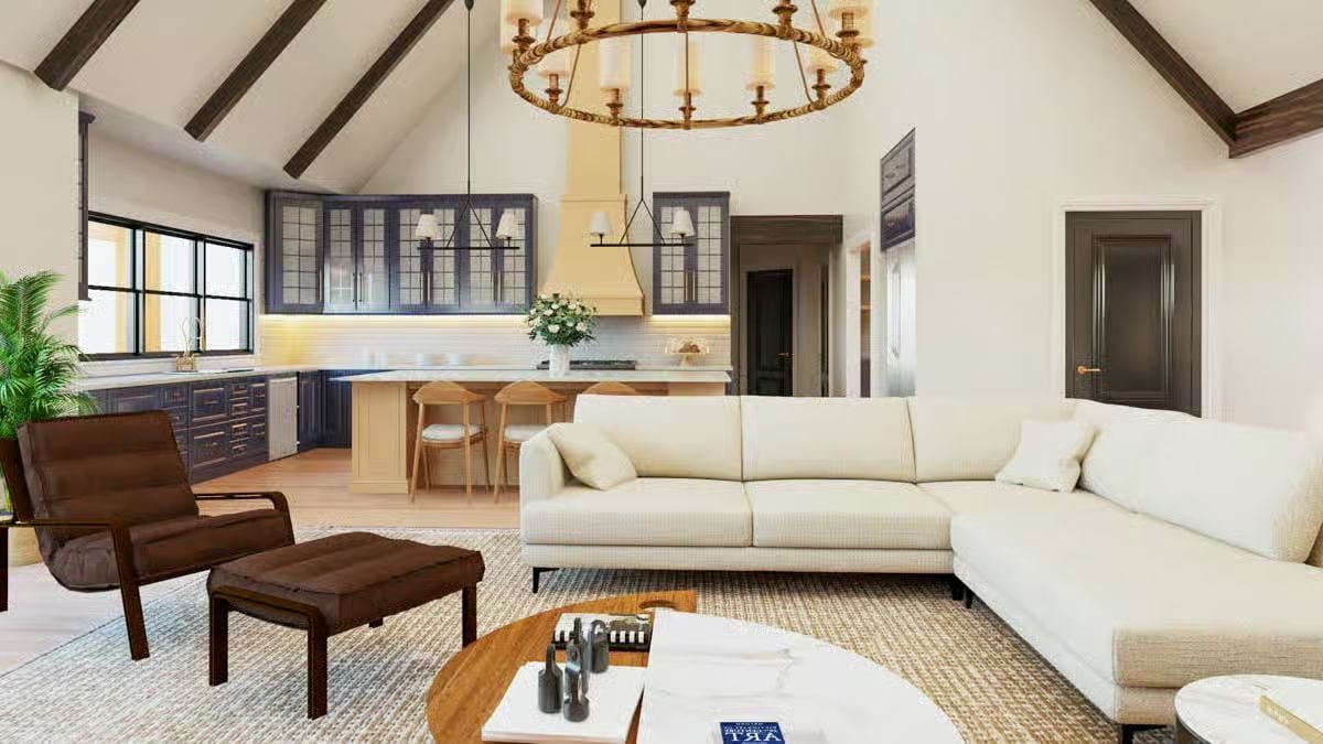 Living Room and Kitchen