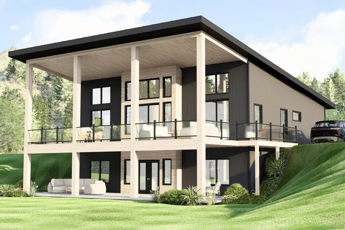 Modern 3-Bedroom Mountain Home with Loft and Walkout Basement (Floor Plan)