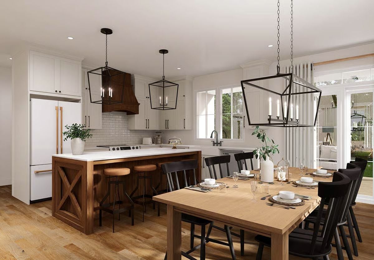 Kitchen and Dining Area