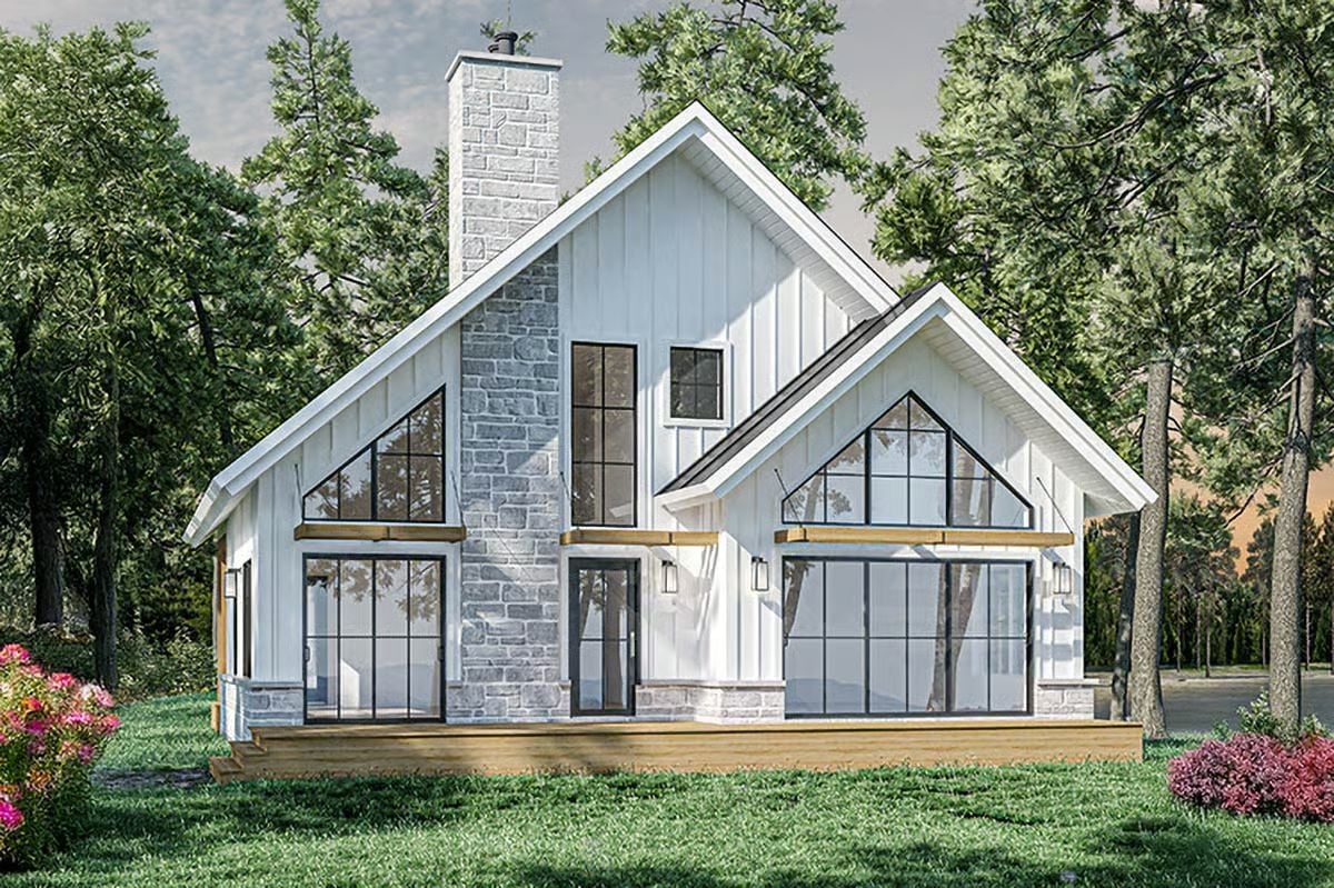 Modern 3-Bedroom Mountain Home with Loft and Open-Concept Living (Floor Plan)