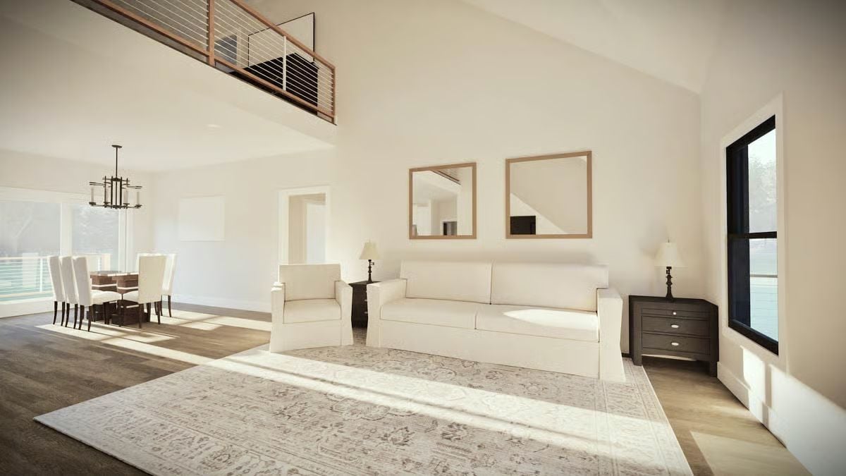 Living Room and Dining Area