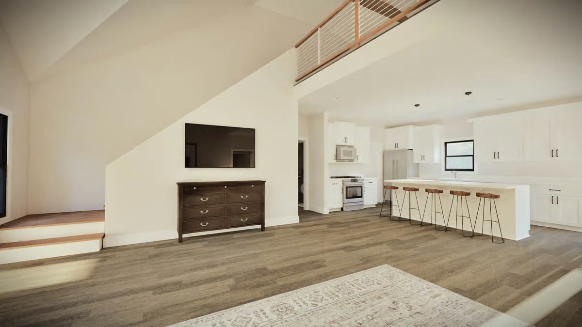 Living Room and Kitchen