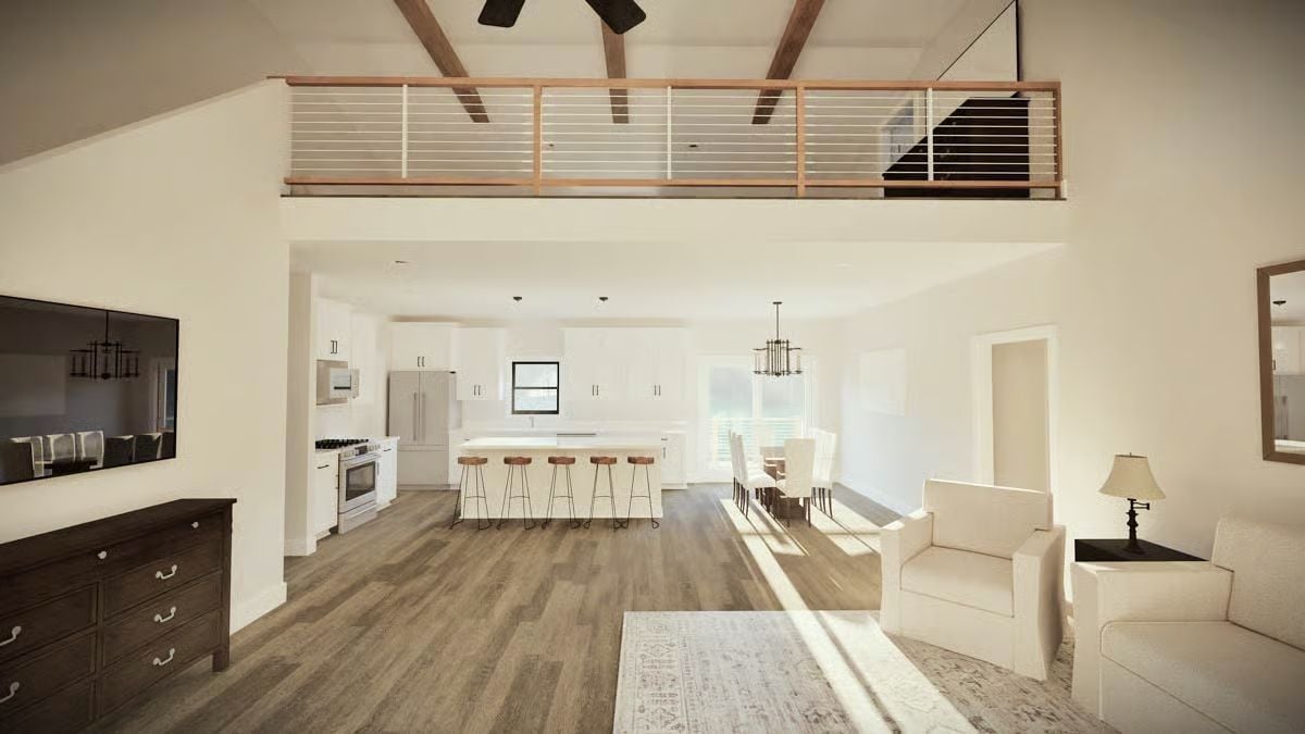 Open Living Space and Loft