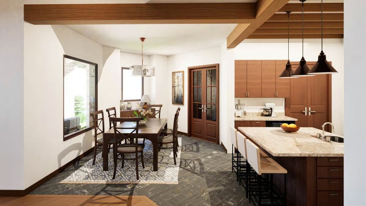 Dining Area and Kitchen