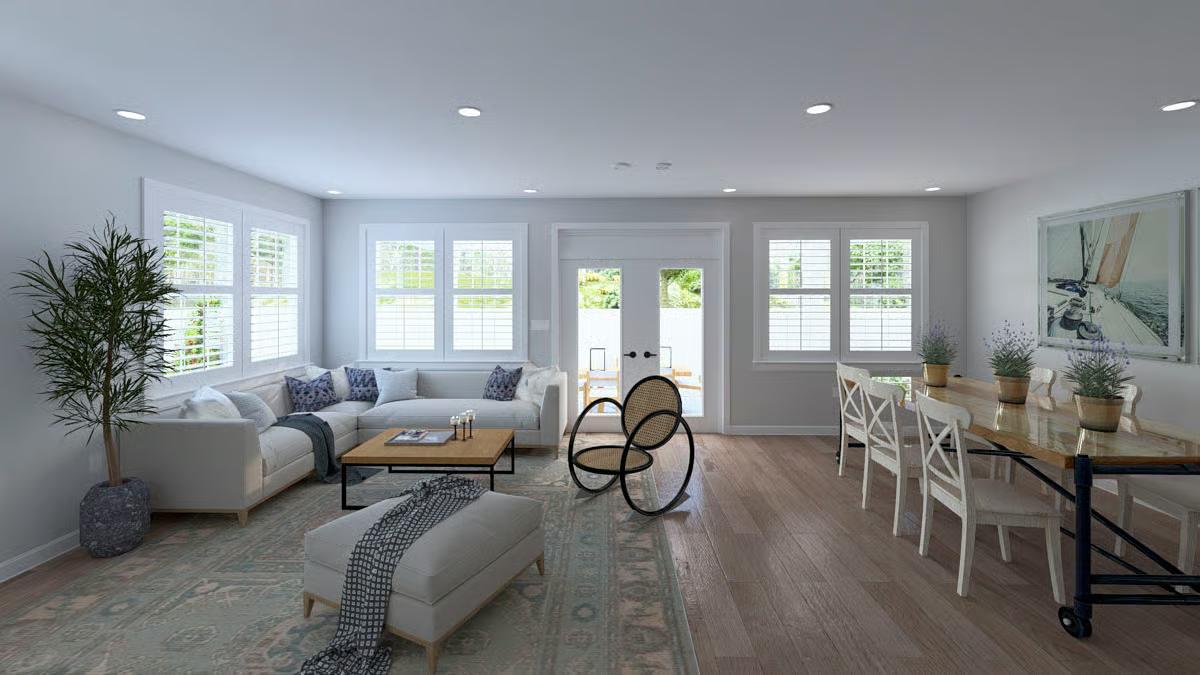 Family Room and Dining Area